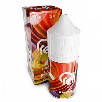 Жидкость для ЭСДН RELL ULTIMA  "Apple Grape Pear" 3мл 0мг.